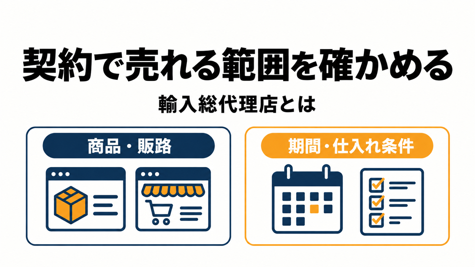 輸入総代理店とは?代理店との違いと契約前の確認点